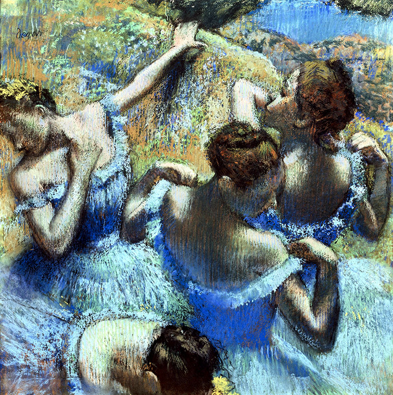 Degas Edgar Blue Dancers buy prints b